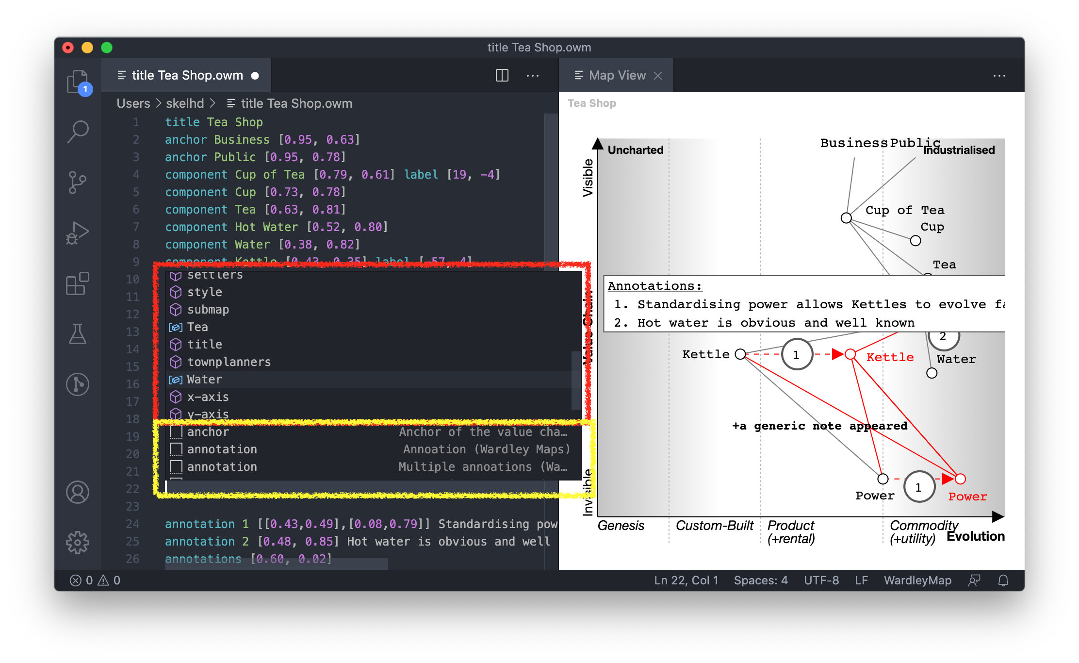 Display Code Completions